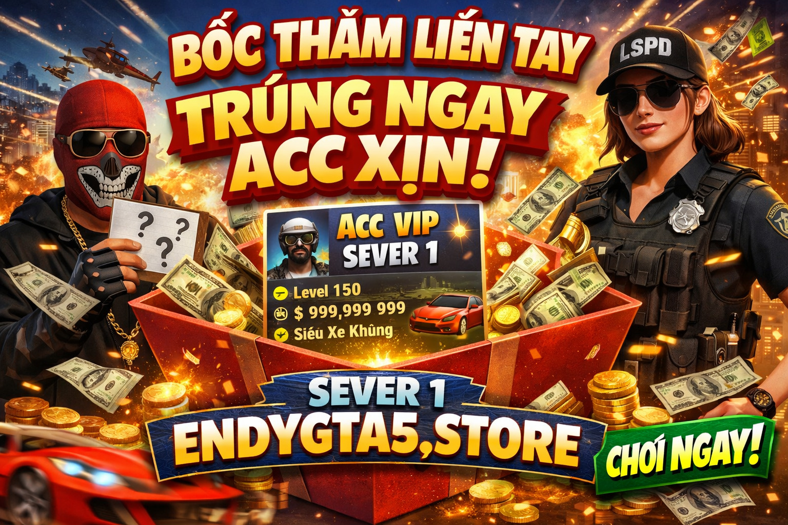 Bốc Thăm Sever 1